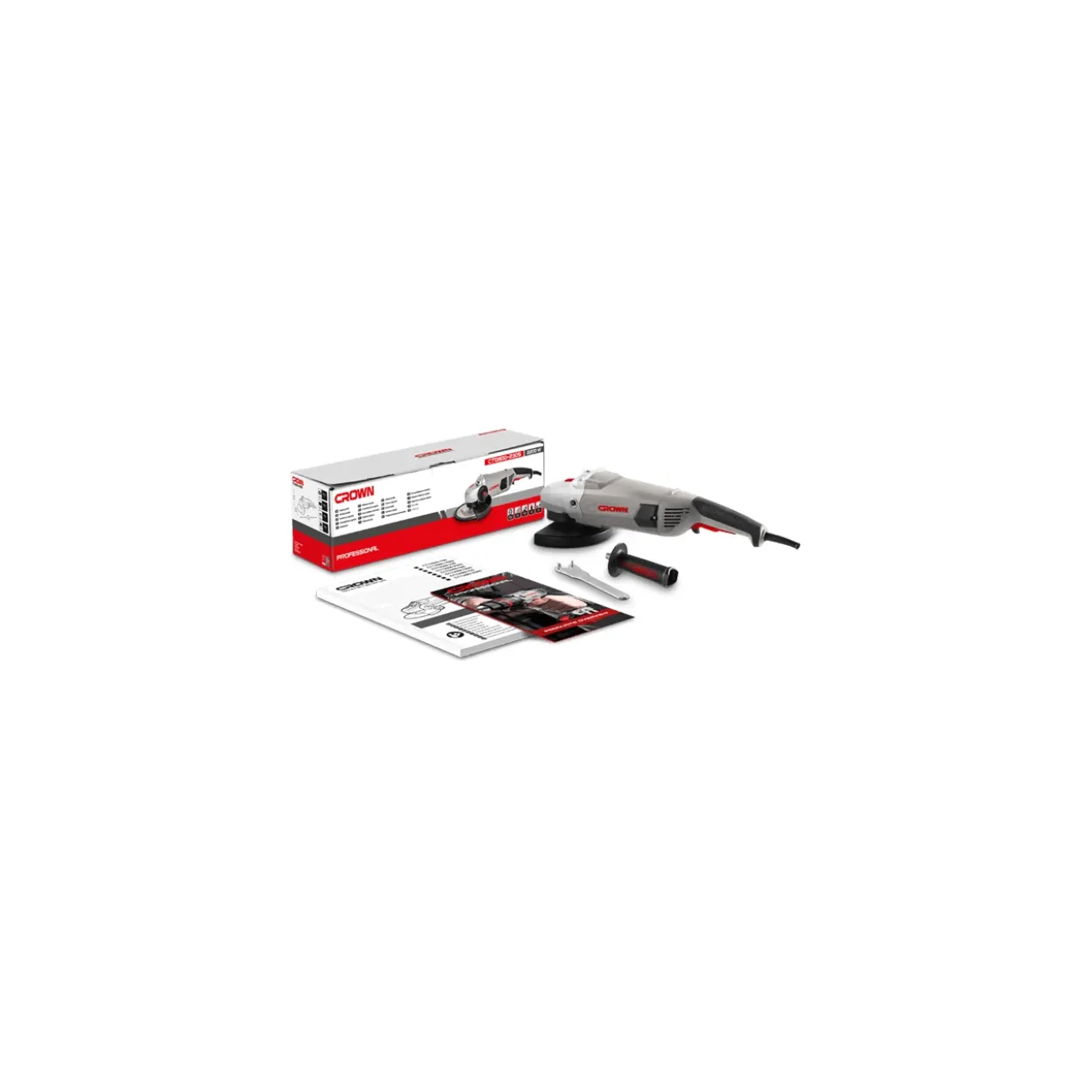 Amoladora eléctrica Crown Ø230mm 2200W
