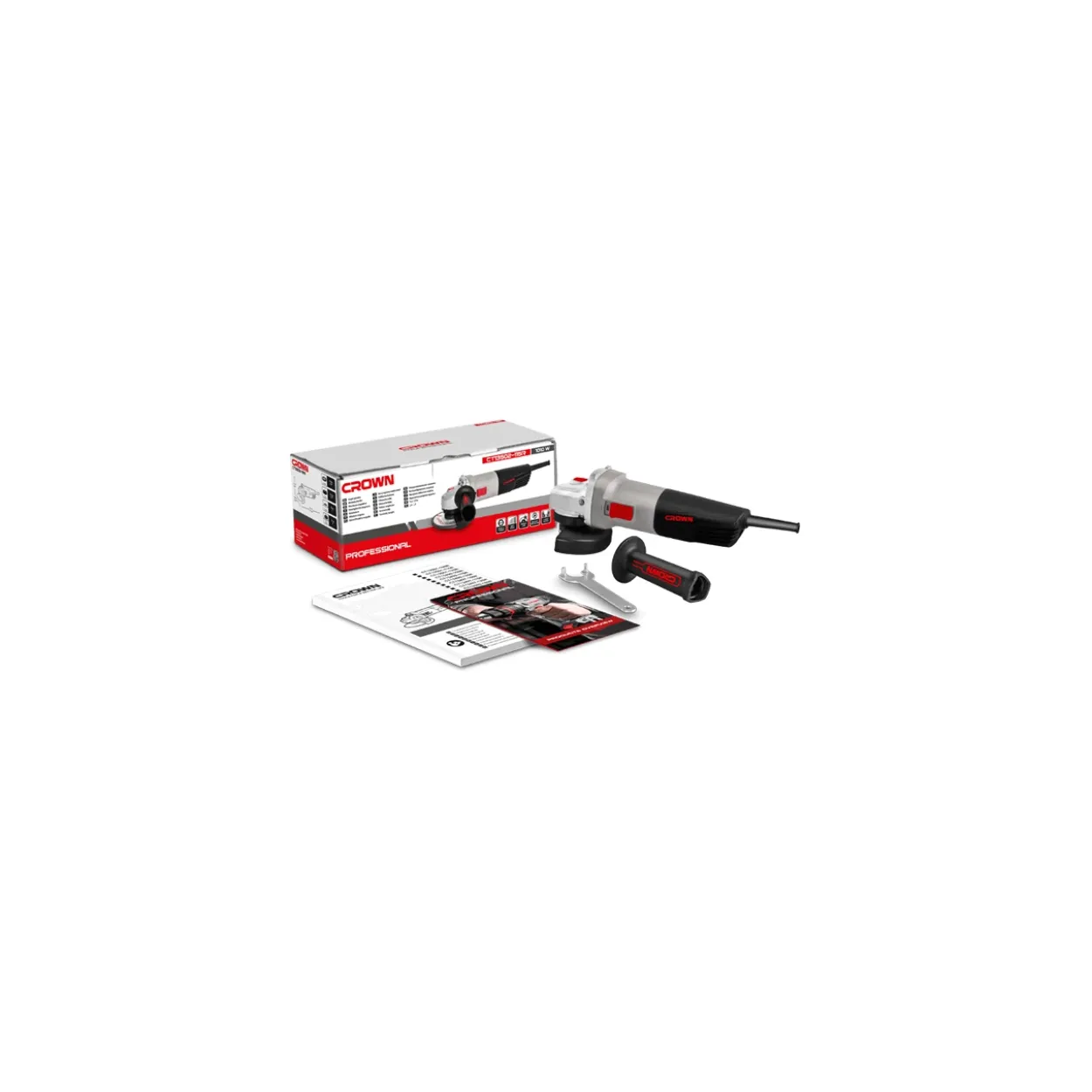 Amoladora eléctrica Crown Ø115mm 1010W