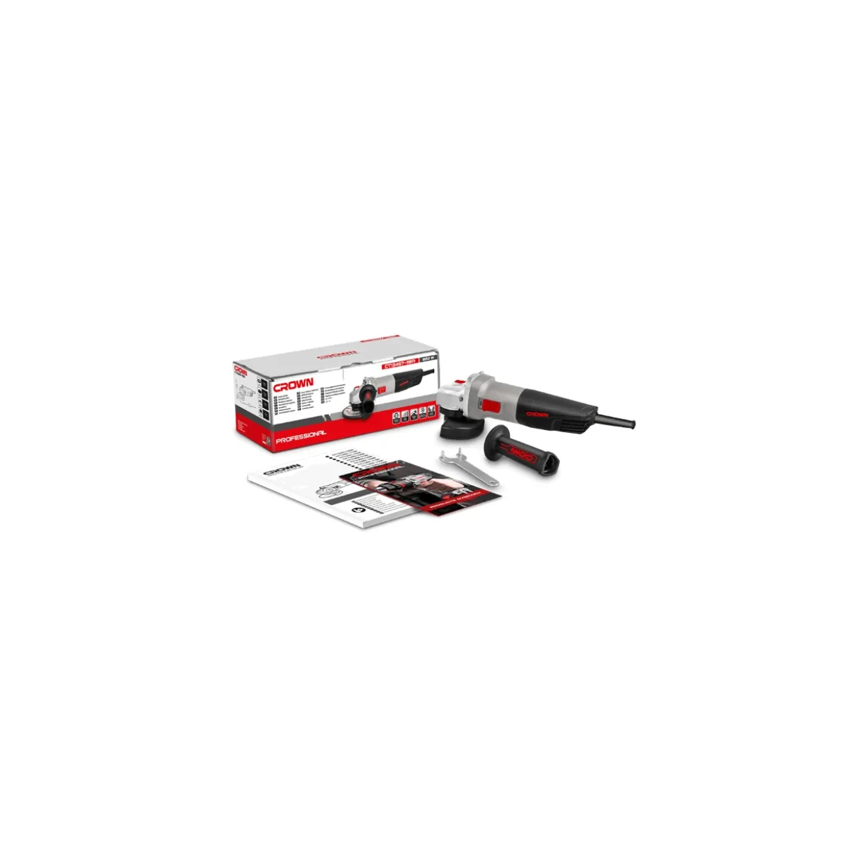 Amoladora eléctrica Crown Ø115mm 860W