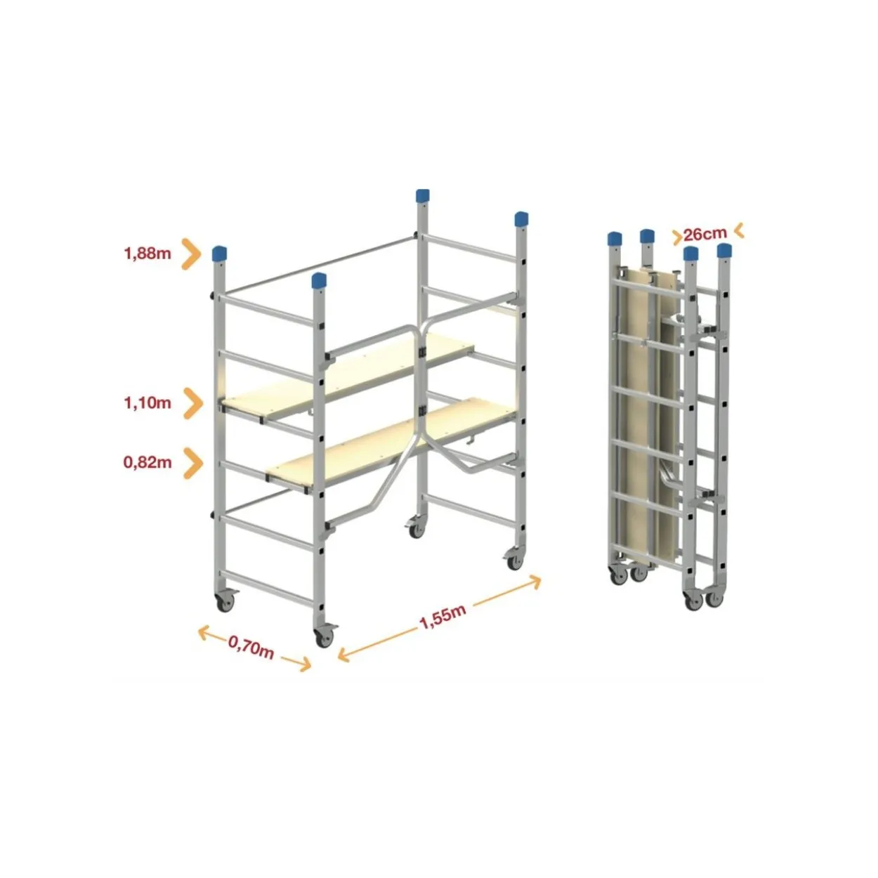Andamio plegable Scal Practik