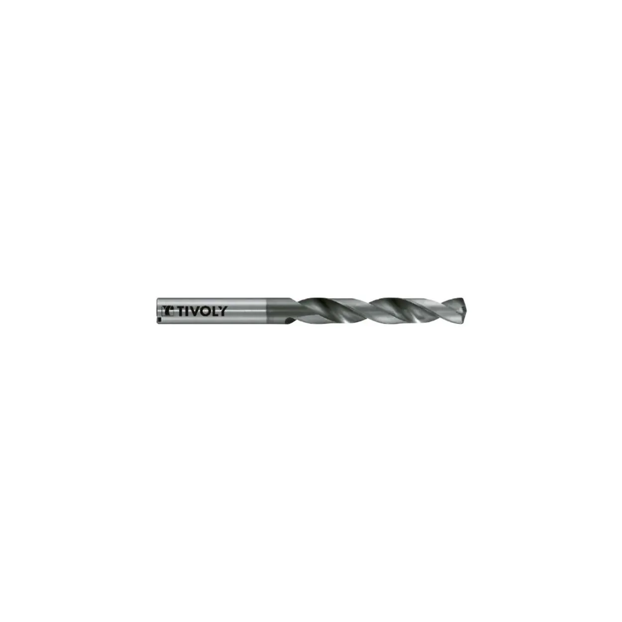 Broca DIN-6537K TiALN 5XD refrigerada metal duro