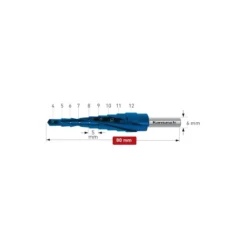 Broca escalonada HSS-XE Karnasch Ø4-12mm