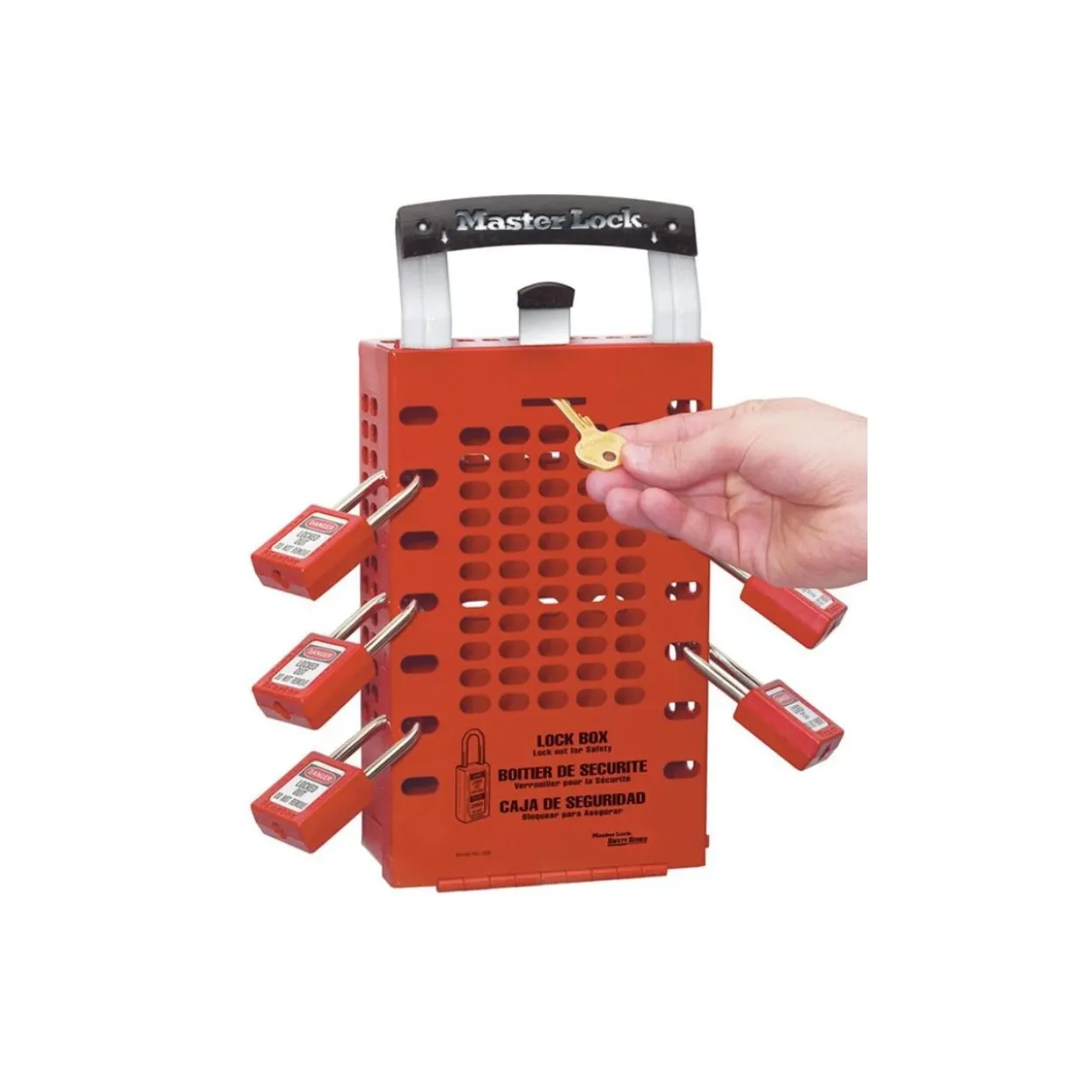 Caja de seguridad bloqueo en grupo MasterLock
