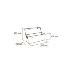 Cajón metálico SteelCore 180 litros