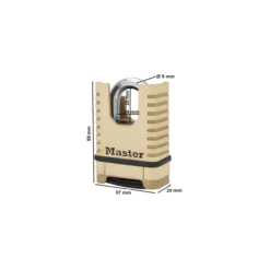 Candado MasterLock Excell combinación arco protegido
