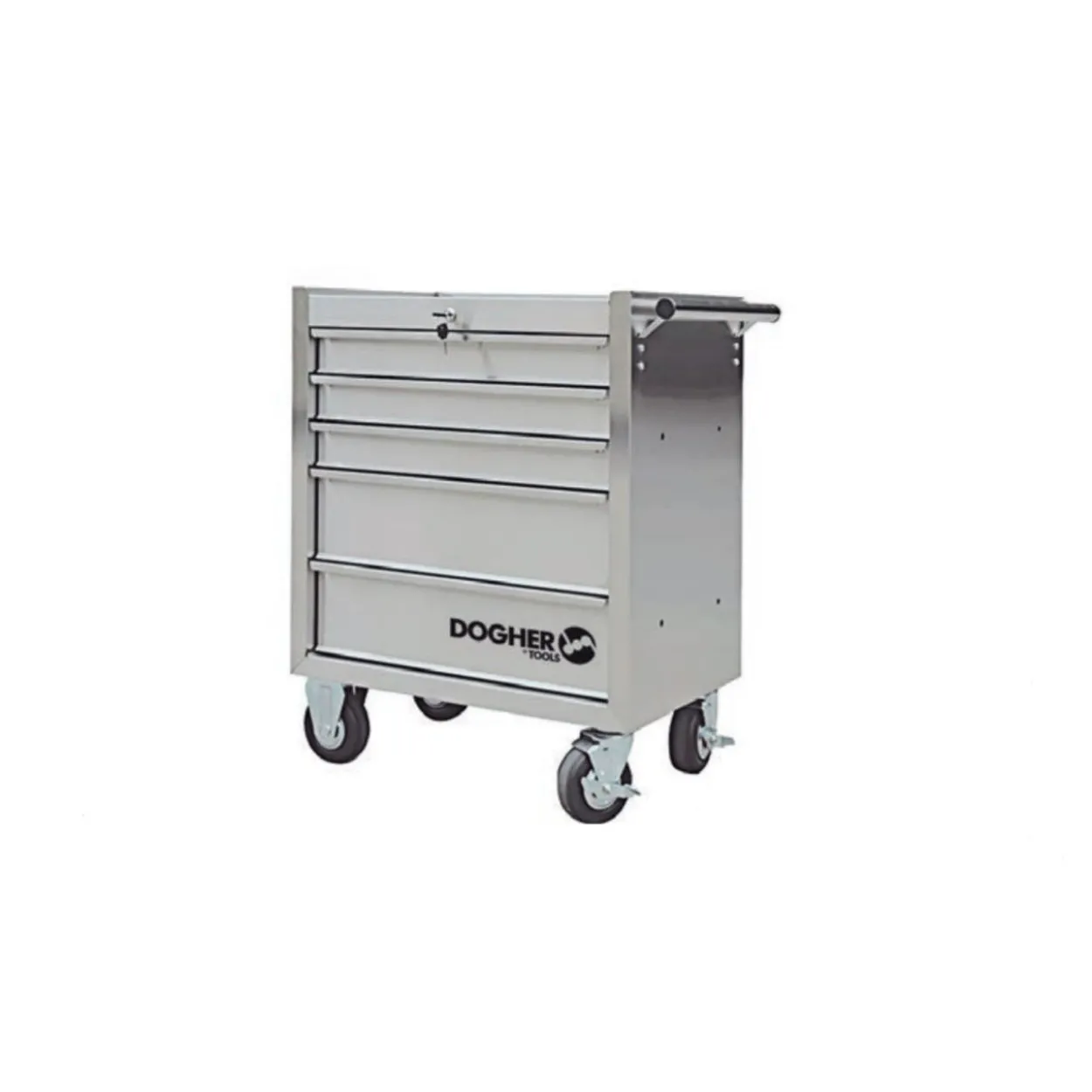 Carro portaherramientas 5 cajones inoxidable A2 Dogher
