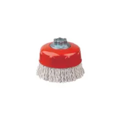 Cepillo taza alambre ondulado plastificado Jaz