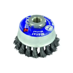 Cepillo taza metal Tivoly para amoladora