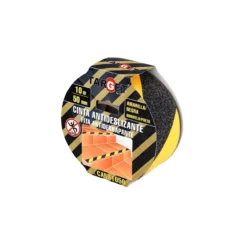 Cinta adhesiva antideslizante amarillo-negro Target