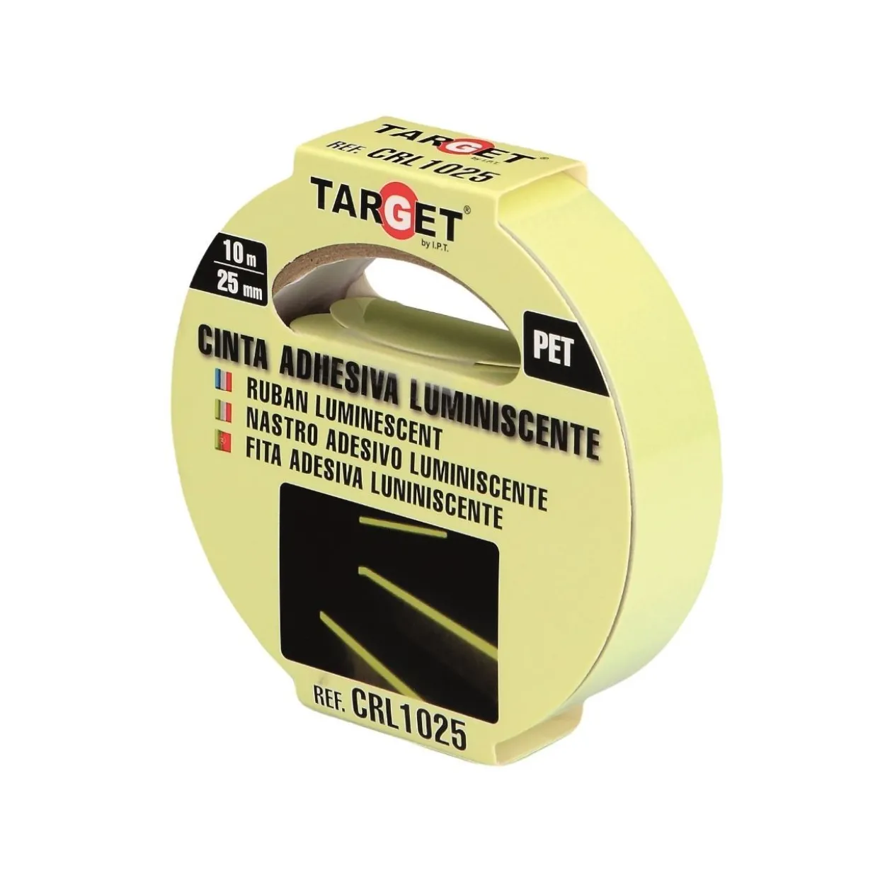 Cinta adhesiva PET de señalización luminiscente
