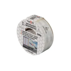 Cinta adhesiva reflectante PMMA blanca certificación ECE-104