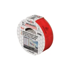 Cinta adhesiva reflectante PMMA roja certificación ECE-104