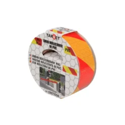 Cinta adhesiva reflectante PVC amarilla-roja
