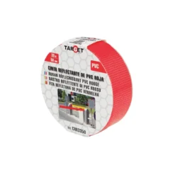 Cinta adhesiva reflectante PVC rojo