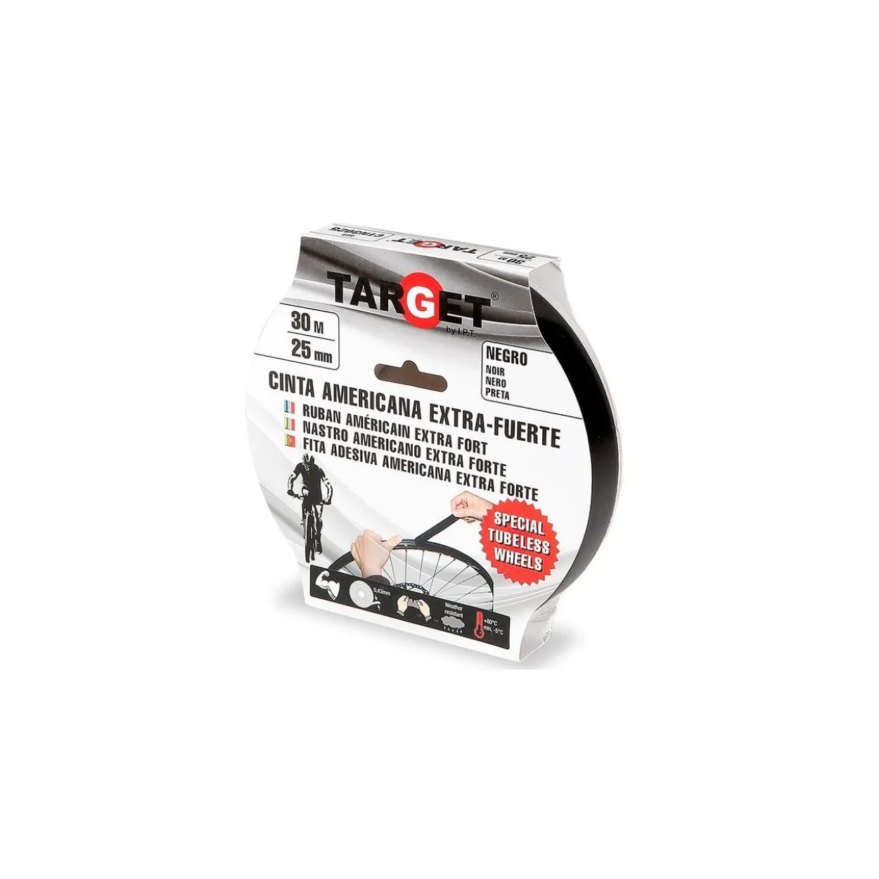 Cinta adhesiva Target Tubeless Wheels