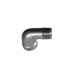 Codo de unión 90º macho-hembra inoxidable