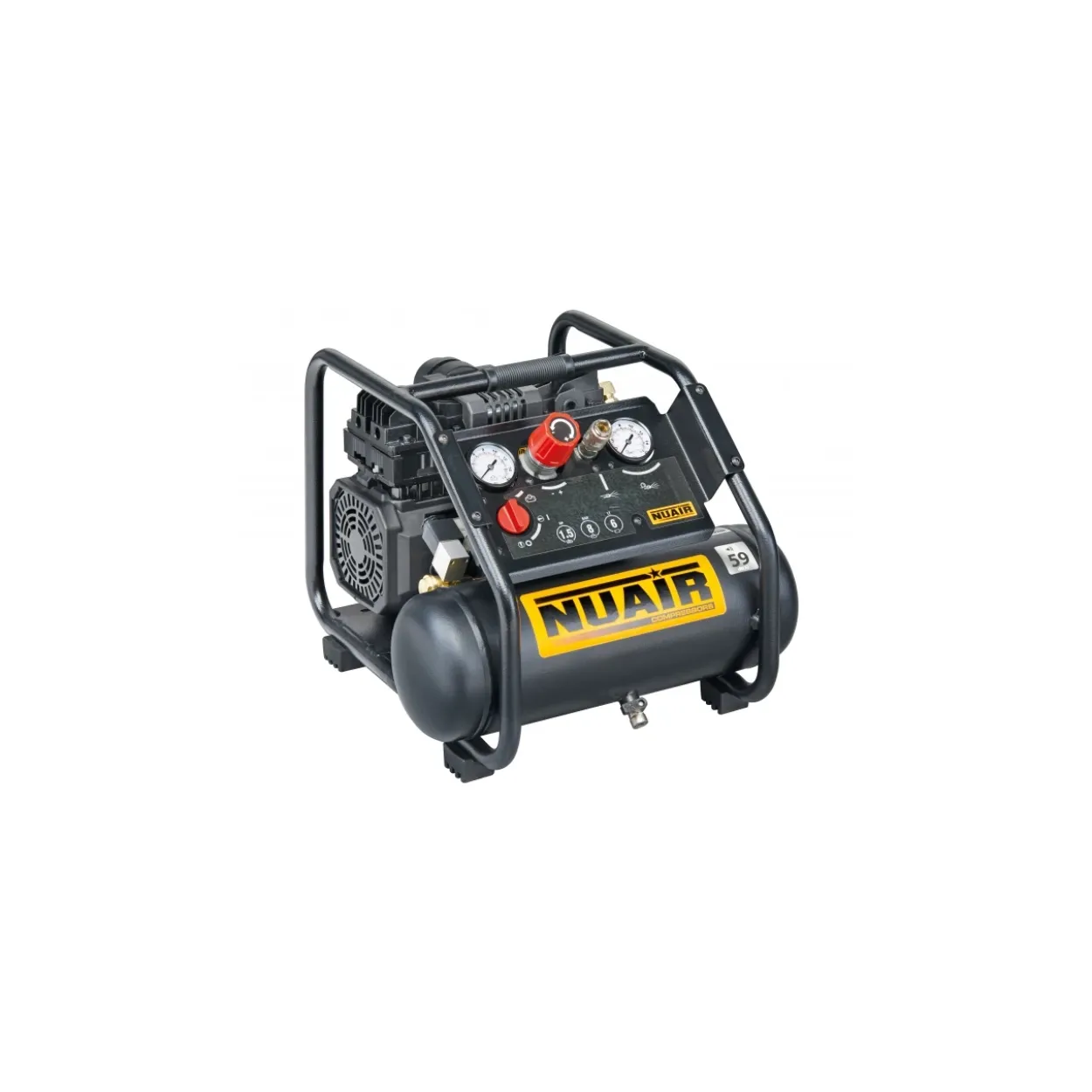 Compresor de pistón Nuair SILTEK TB6 1,5cv 6L silence