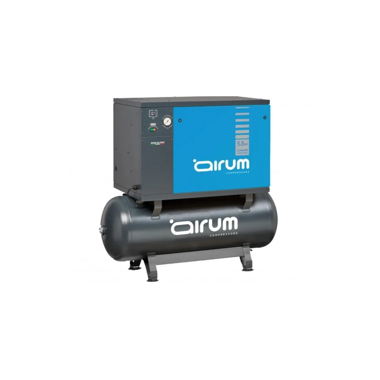 Compresor pistón insonorizado Airum trifásico 5,5cv 270L