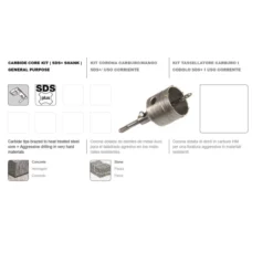 Corona perforadora Tivoly SDS+ construcción