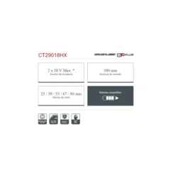 Cortacésped a batería Crown 20V+20V