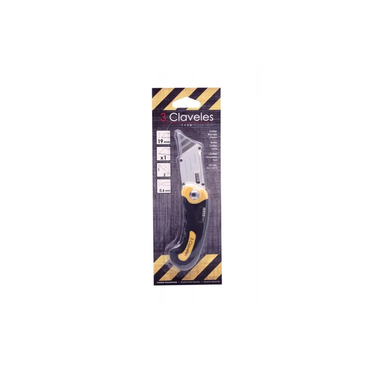 Cutter 3Claveles navaja plegable