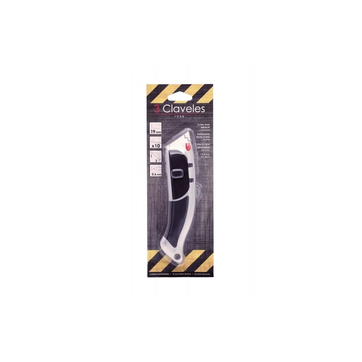 Cutter 3Claveles retráctil cargador automático