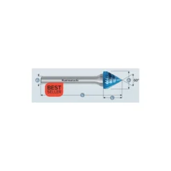 Fresa rotativa mango HP3 cónica 60º