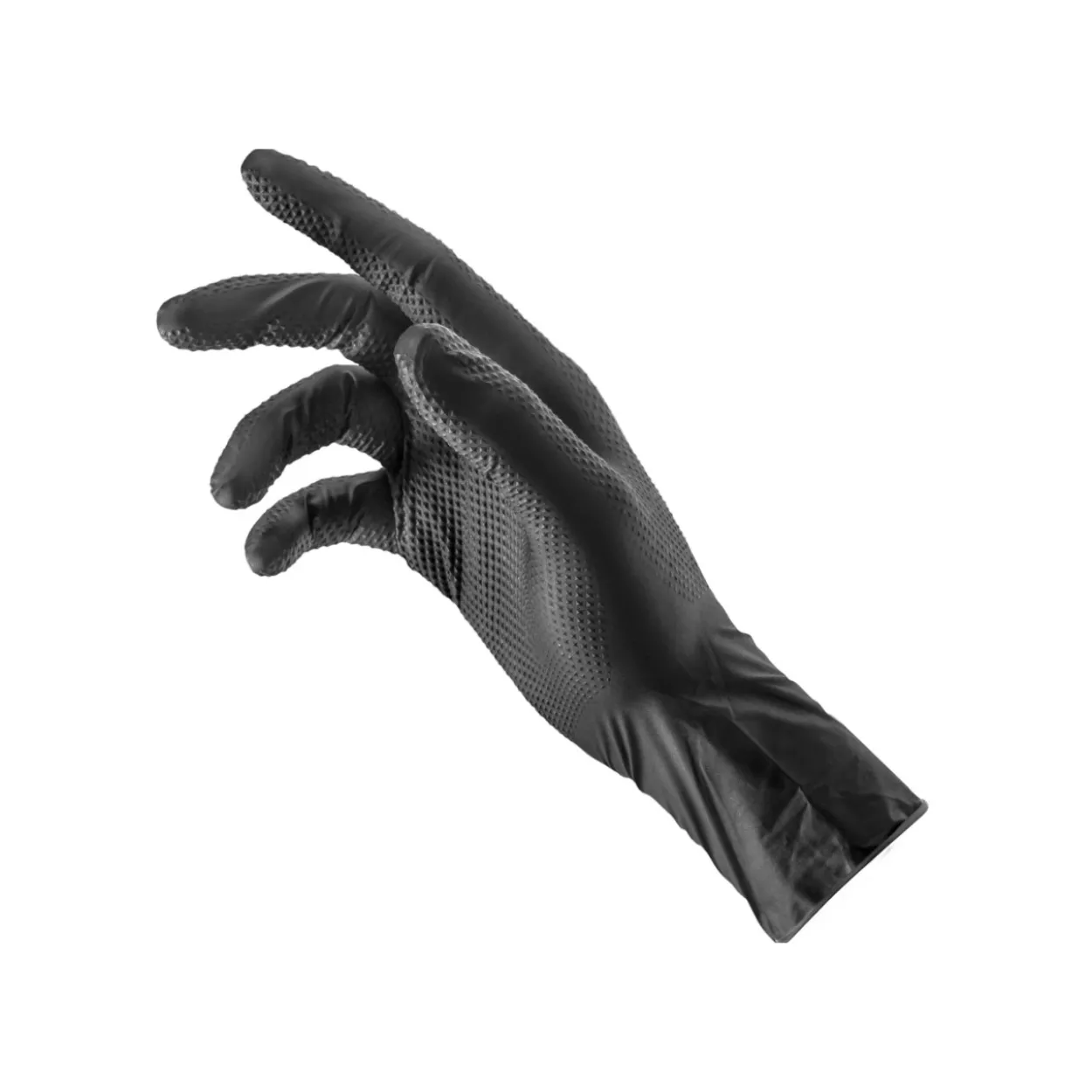 Guantes desechables nitrilo Garaje Monkey negro 50uds