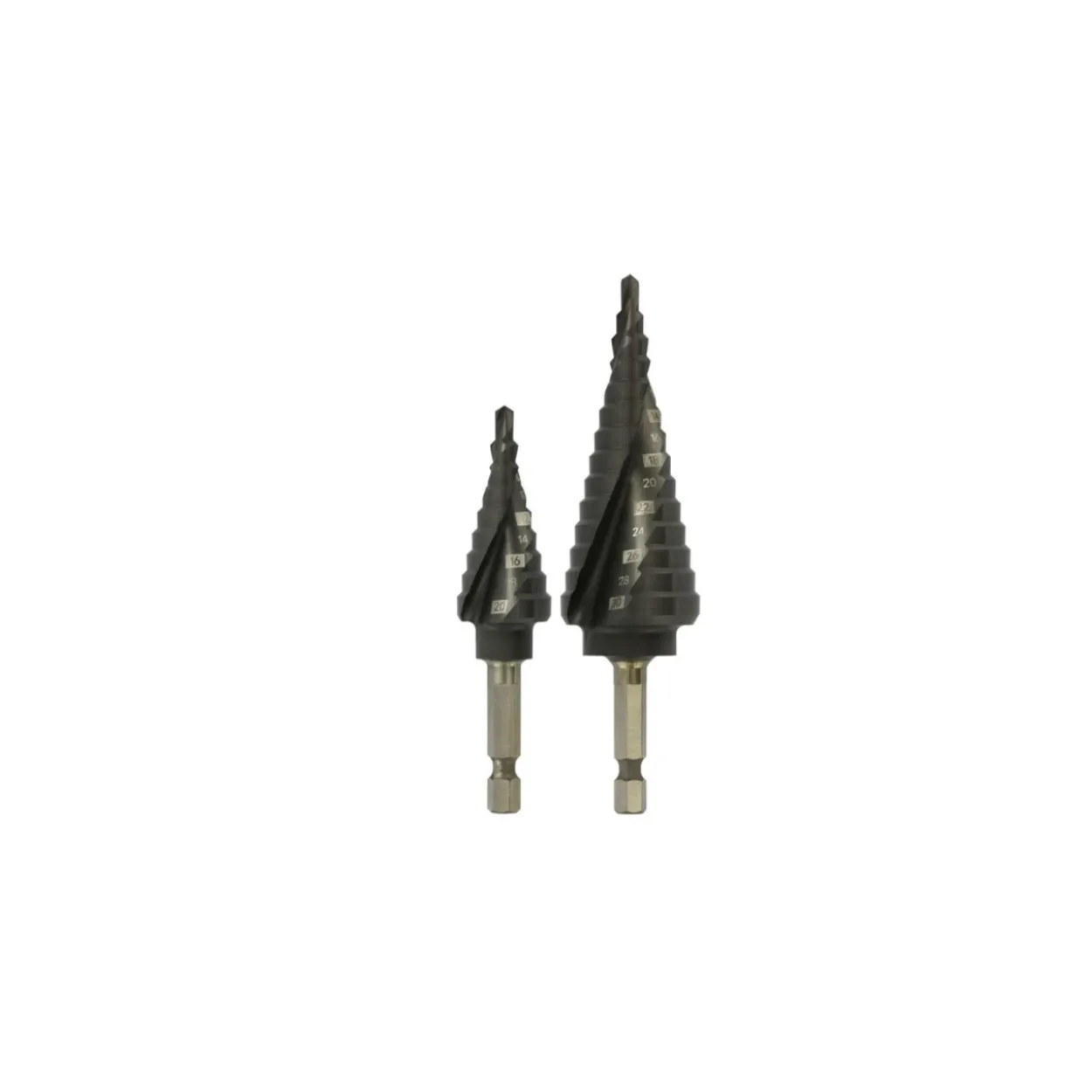 Juego brocas escalonadas HSS Tivoly shock serie Ø4-30 mm
