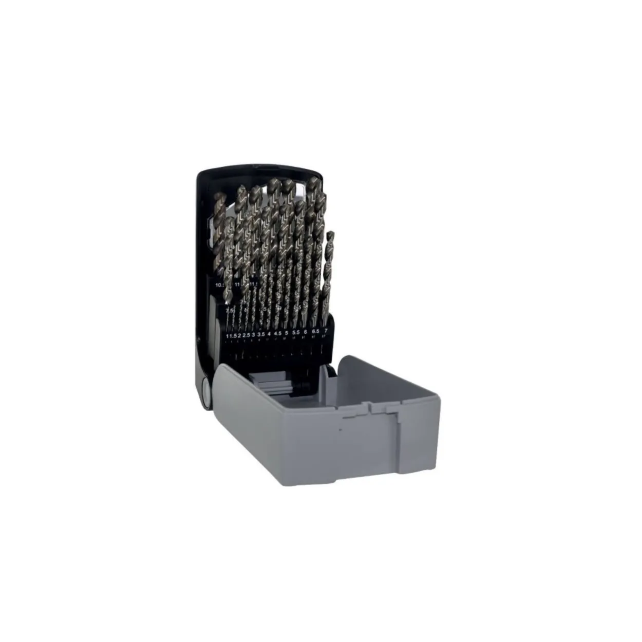 Juego de brocas DIN-338 cilíndrica HSSE5 CUTINOX 25pcs