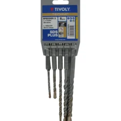 Juego de brocas DIN-8035 metal duro SDS+ construcción 5pcs