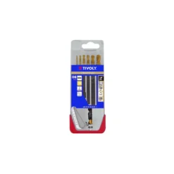 Juego de brocas HSS con recubrimiento TiN 6pcs