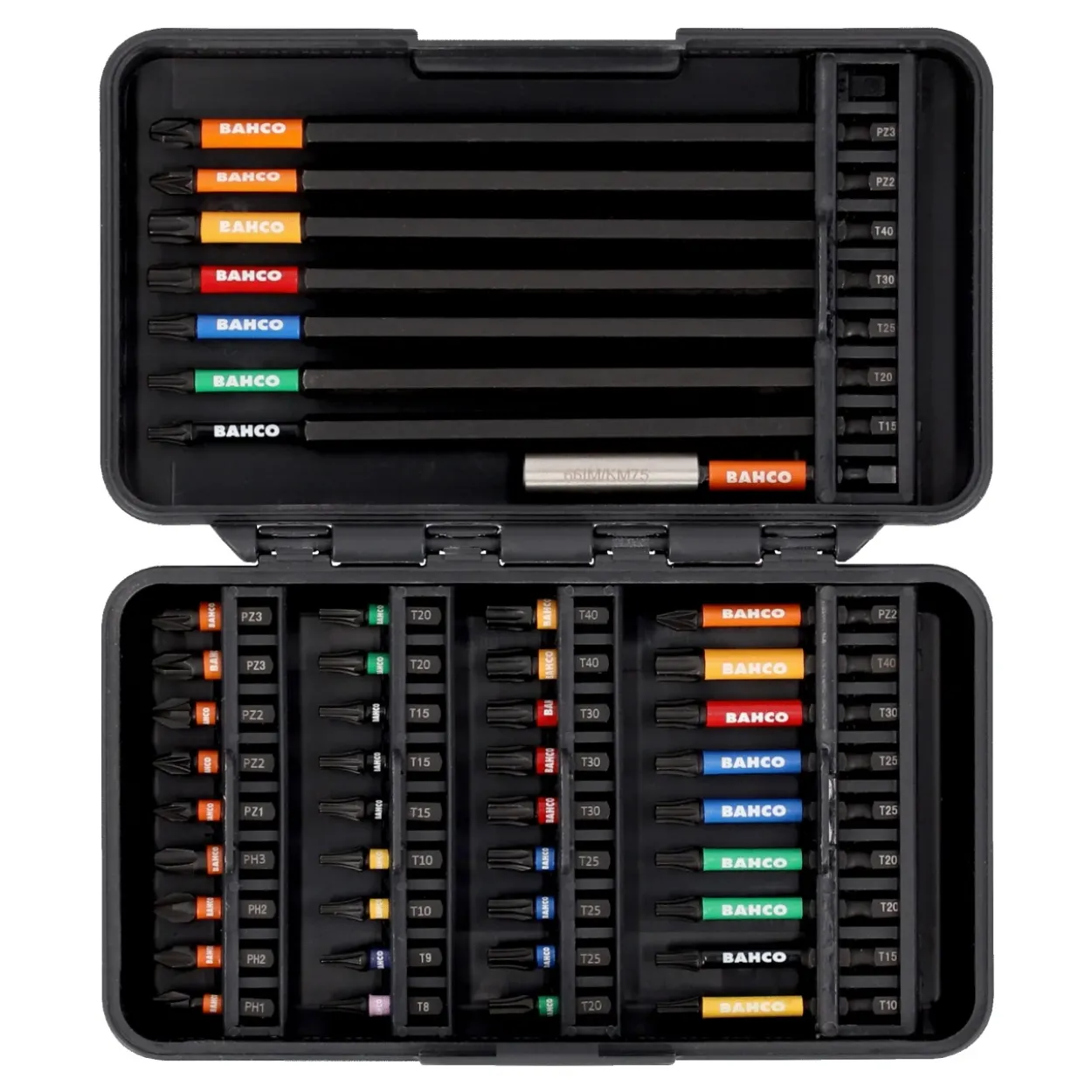 Juego de puntas impacto 1/4" Bahco 44pcs