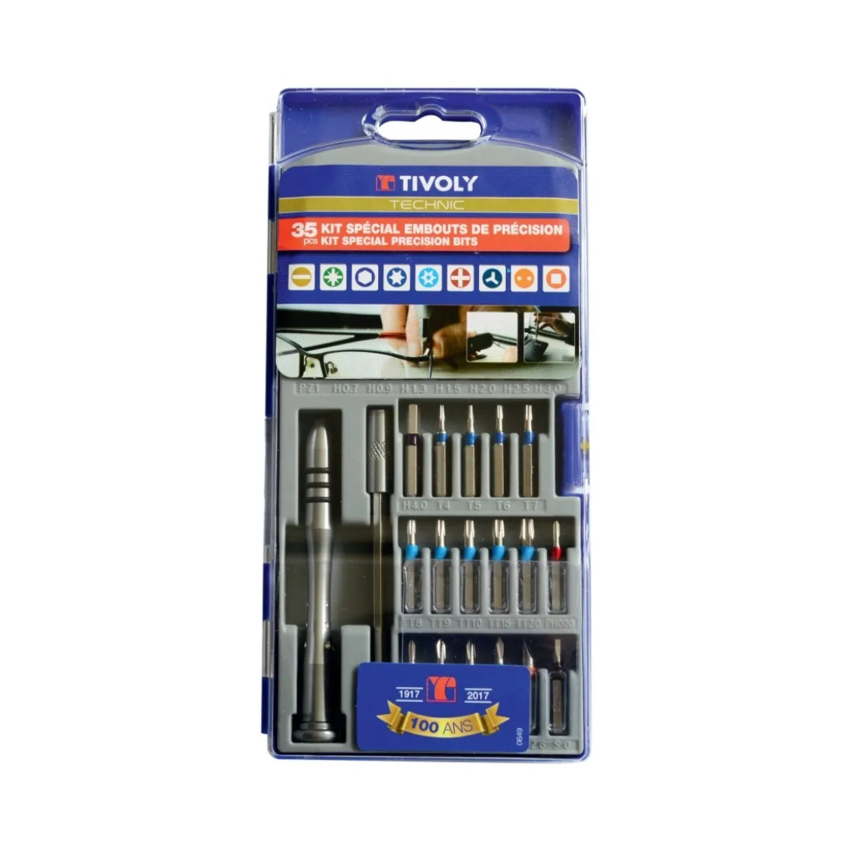 Juego de puntas precisión 35pcs Tivoly