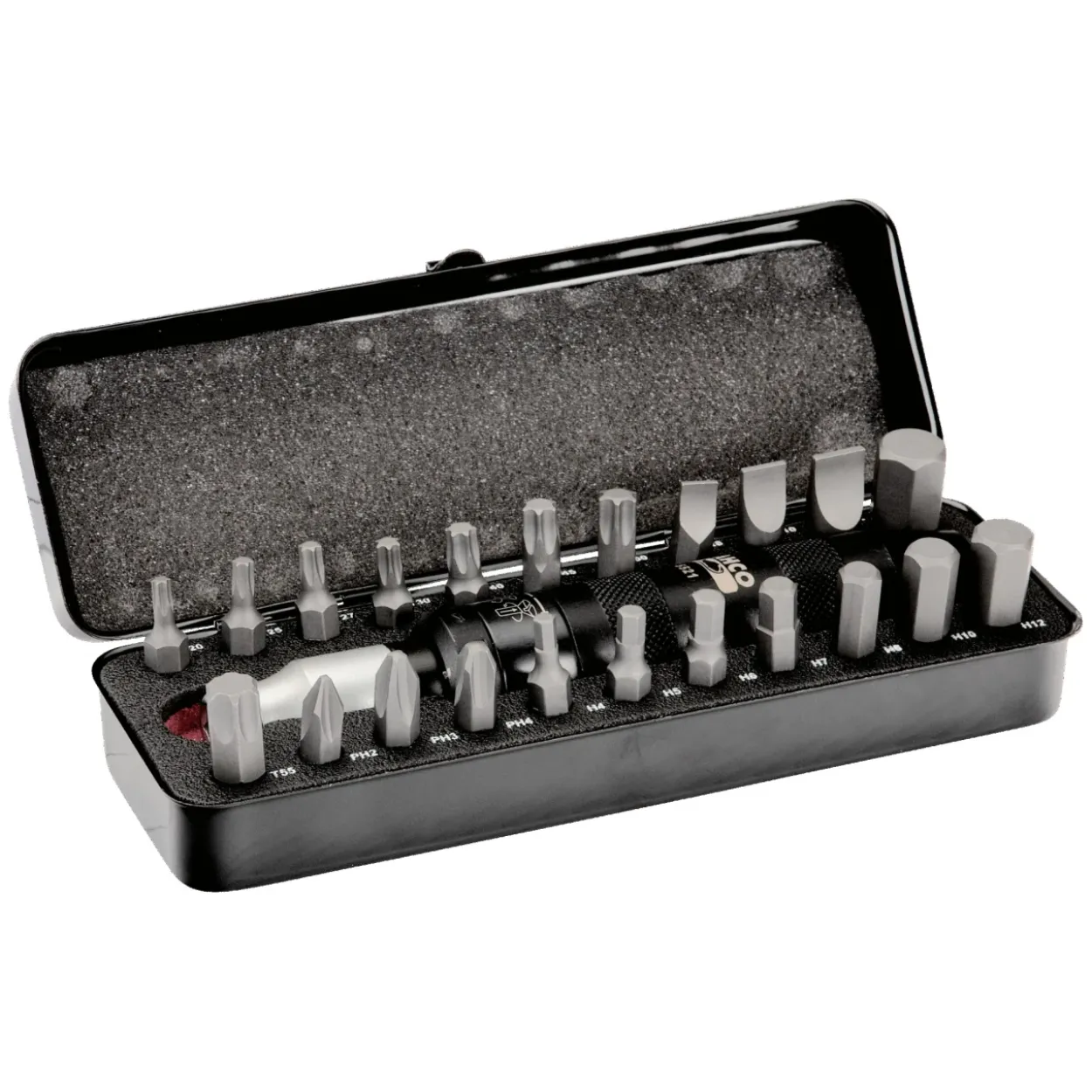 Juego destornillador de golpe 1/2" Bahco 23pcs
