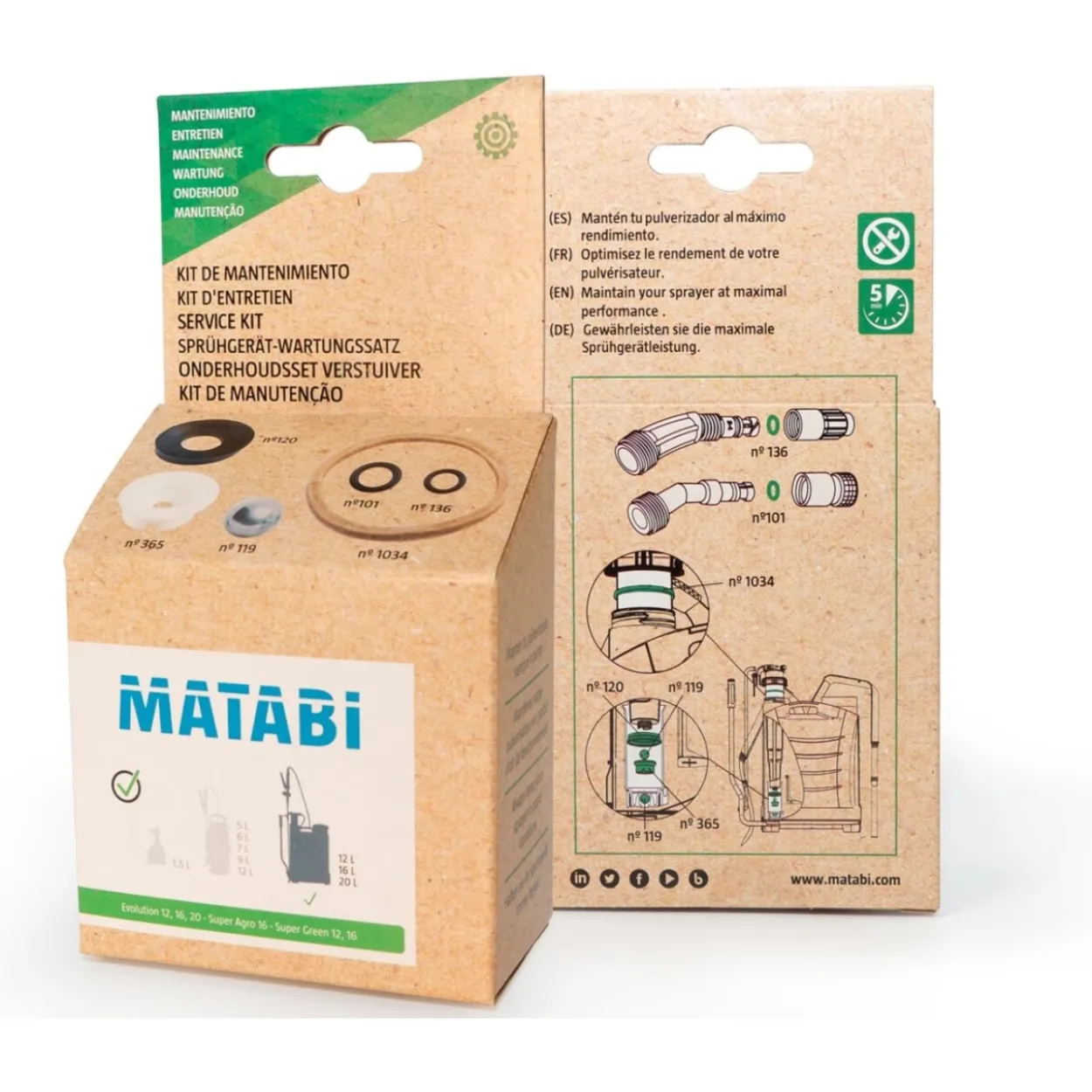 Kit de mantenimiento Matabi PR