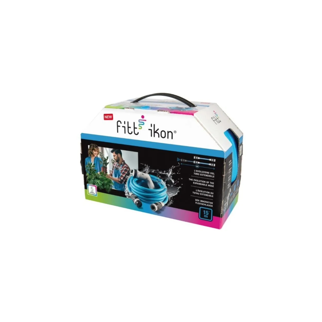 Kit Manguera riego Fitt Ikon Azul