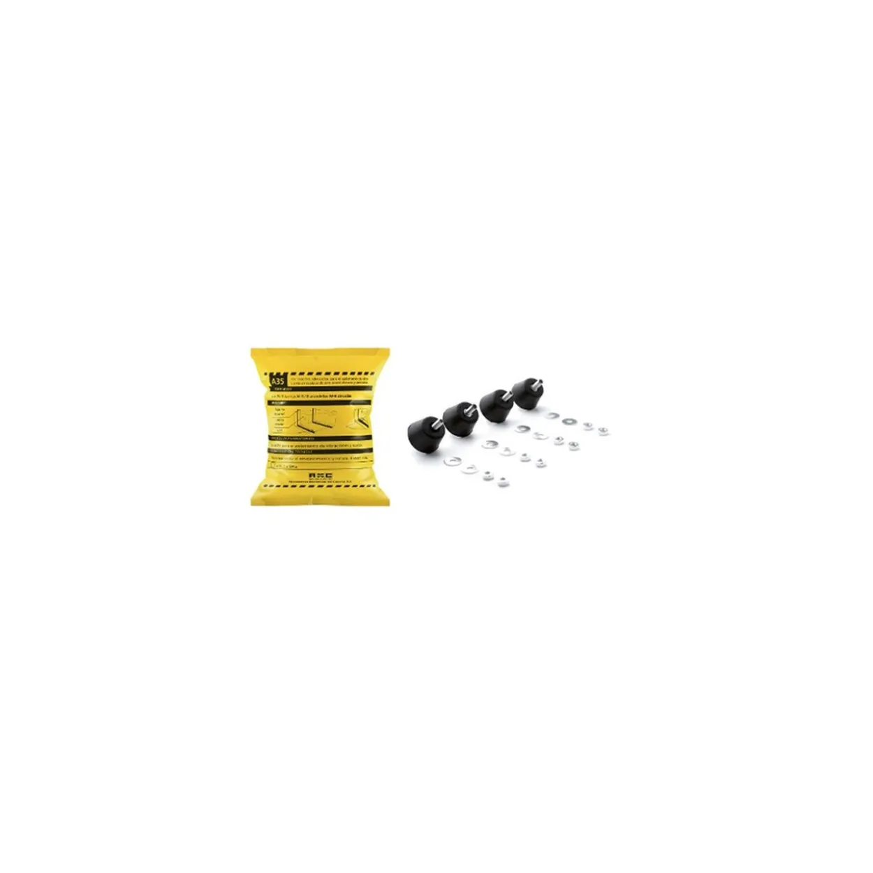Kit silentblocks trapezoidales A35