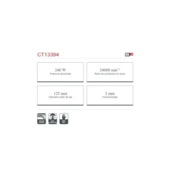 Lijadora rotorbital eléctrica Crown 240W