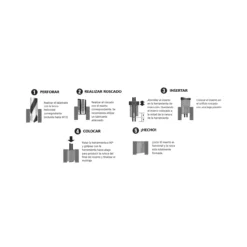 Maletín insertos PowerCoil DIN-8140 estándar UNF