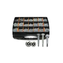 Maletín tornillos autotaladrantes DIN-7504K/P/N cincados