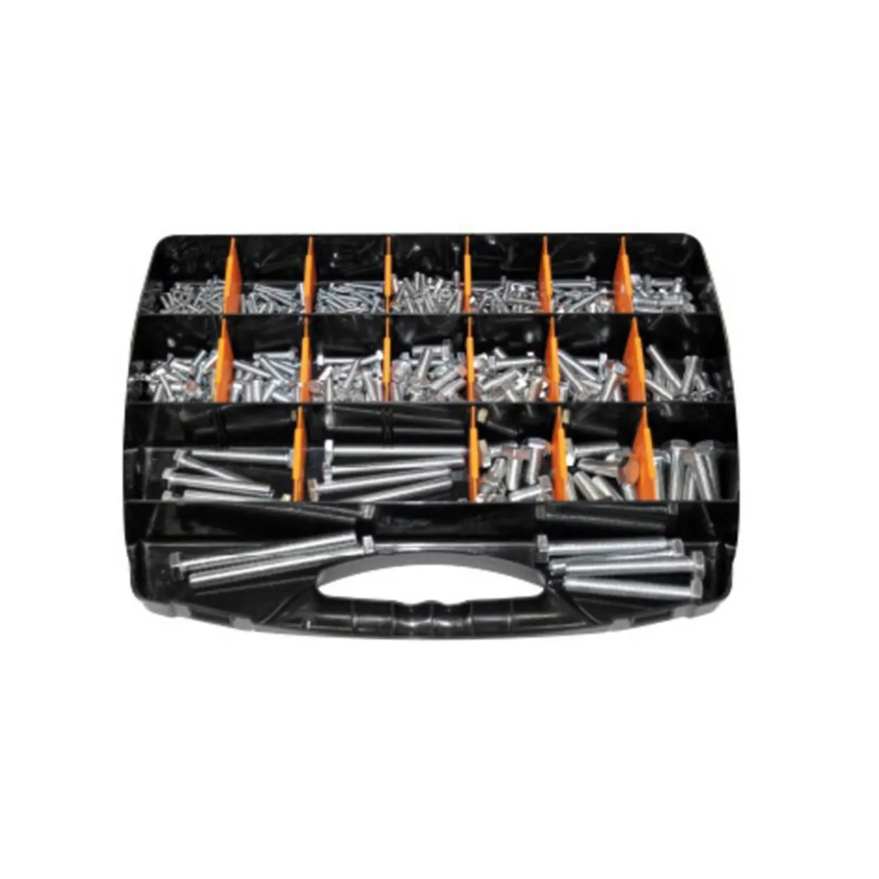 Maletín tornillos hexagonales DIN-933 inoxidable A4