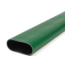 Manguera plana verde reforzada (Rollo)