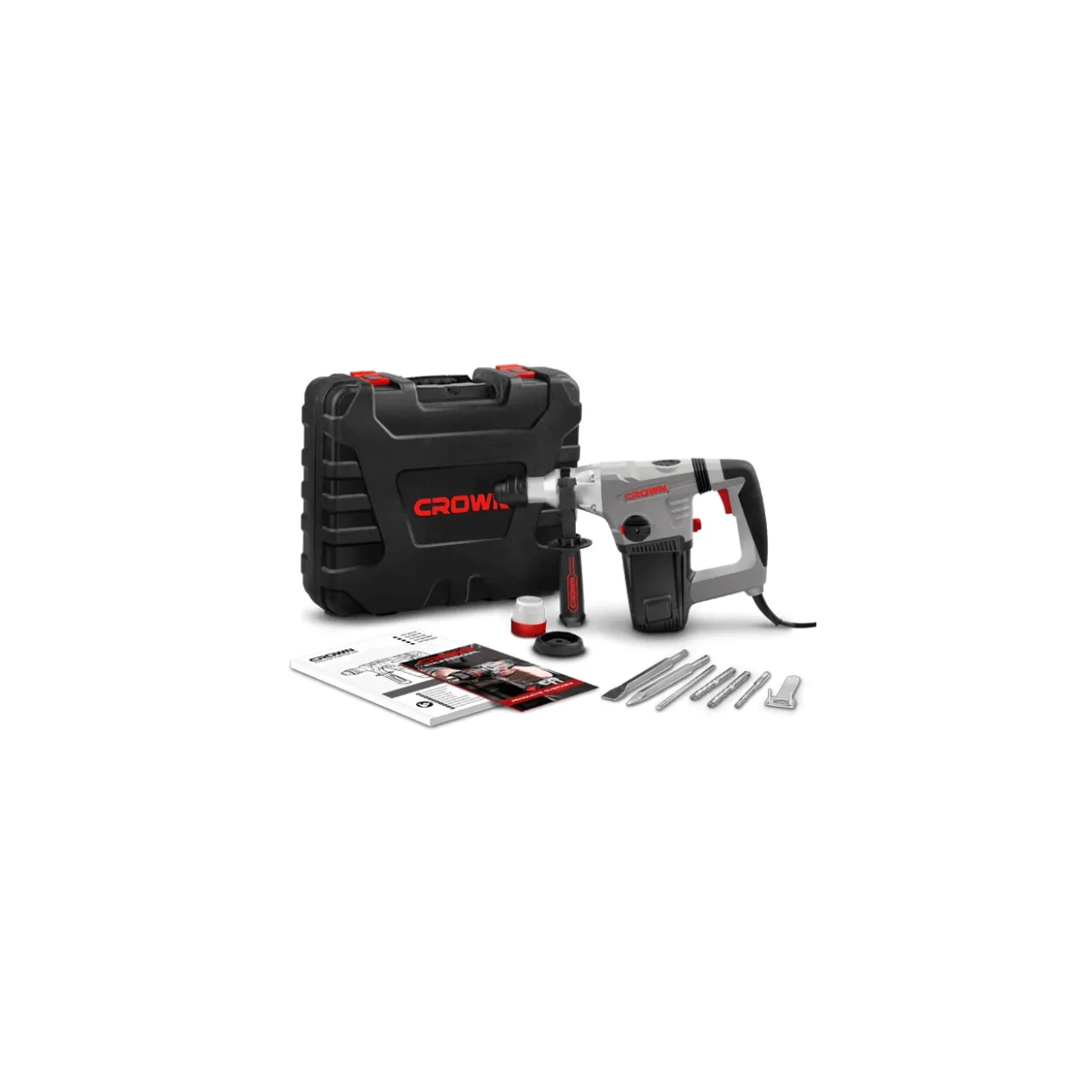 Martillo perforador ligero Crown SDS-Plus 1050W