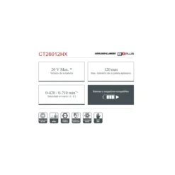 Mezclador a bater铆a Crown 20V