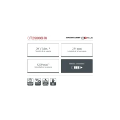 Motosierra batería Crown 20V