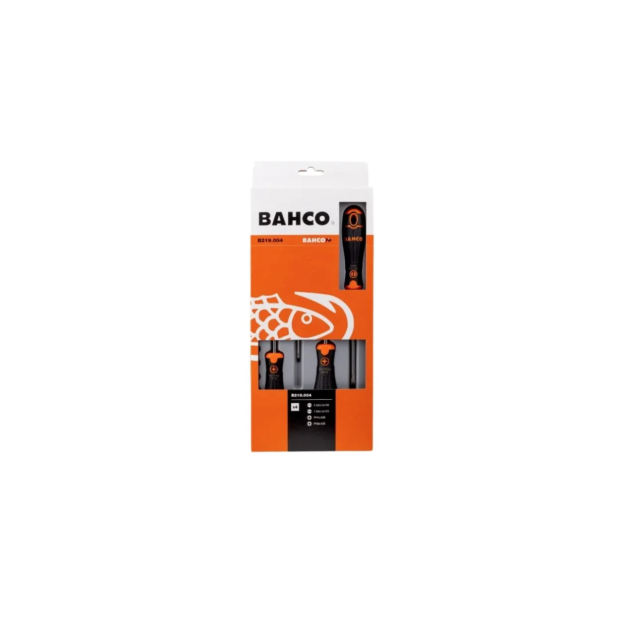 Pack destornilladores 4pcs PL/PH Bahco Fit