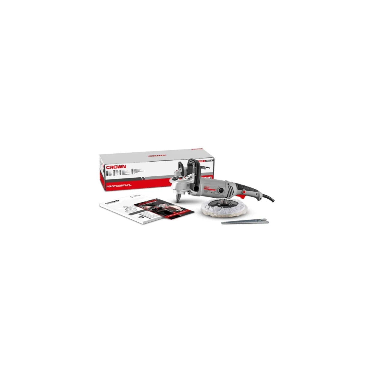Pulidora eléctrica Crown Ø180mm 1300W
