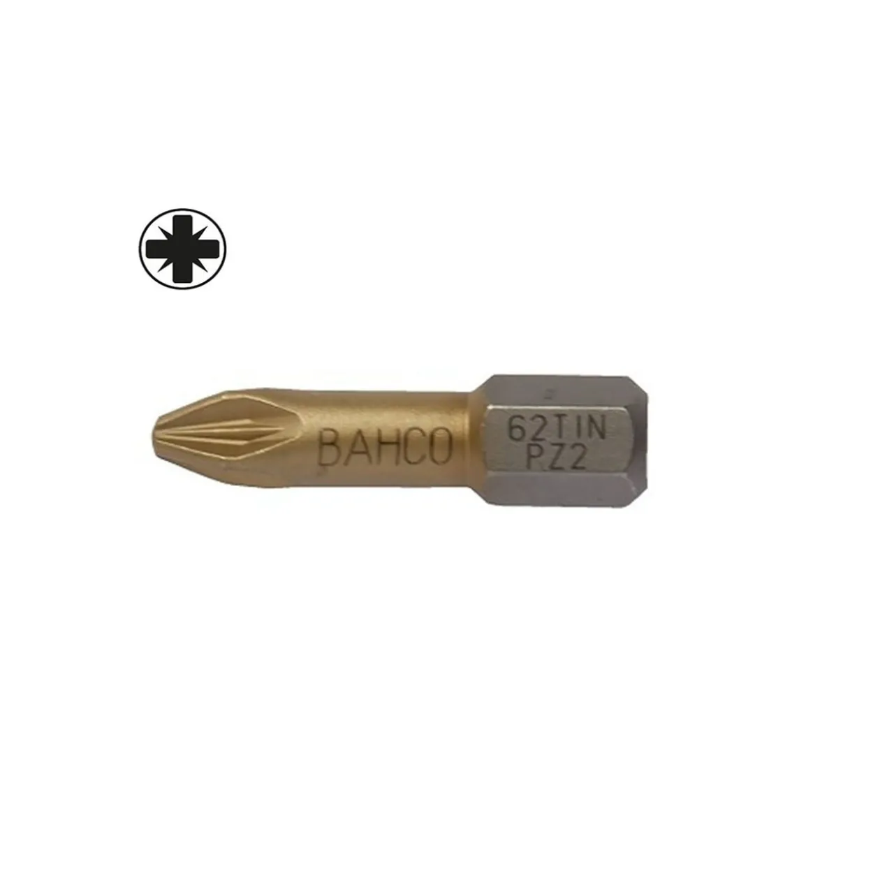 Punta titanio pozidriv 1/4" 25 mm Bahco