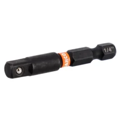 Punta torsión impacto adaptador vaso hexagonal 1/4"